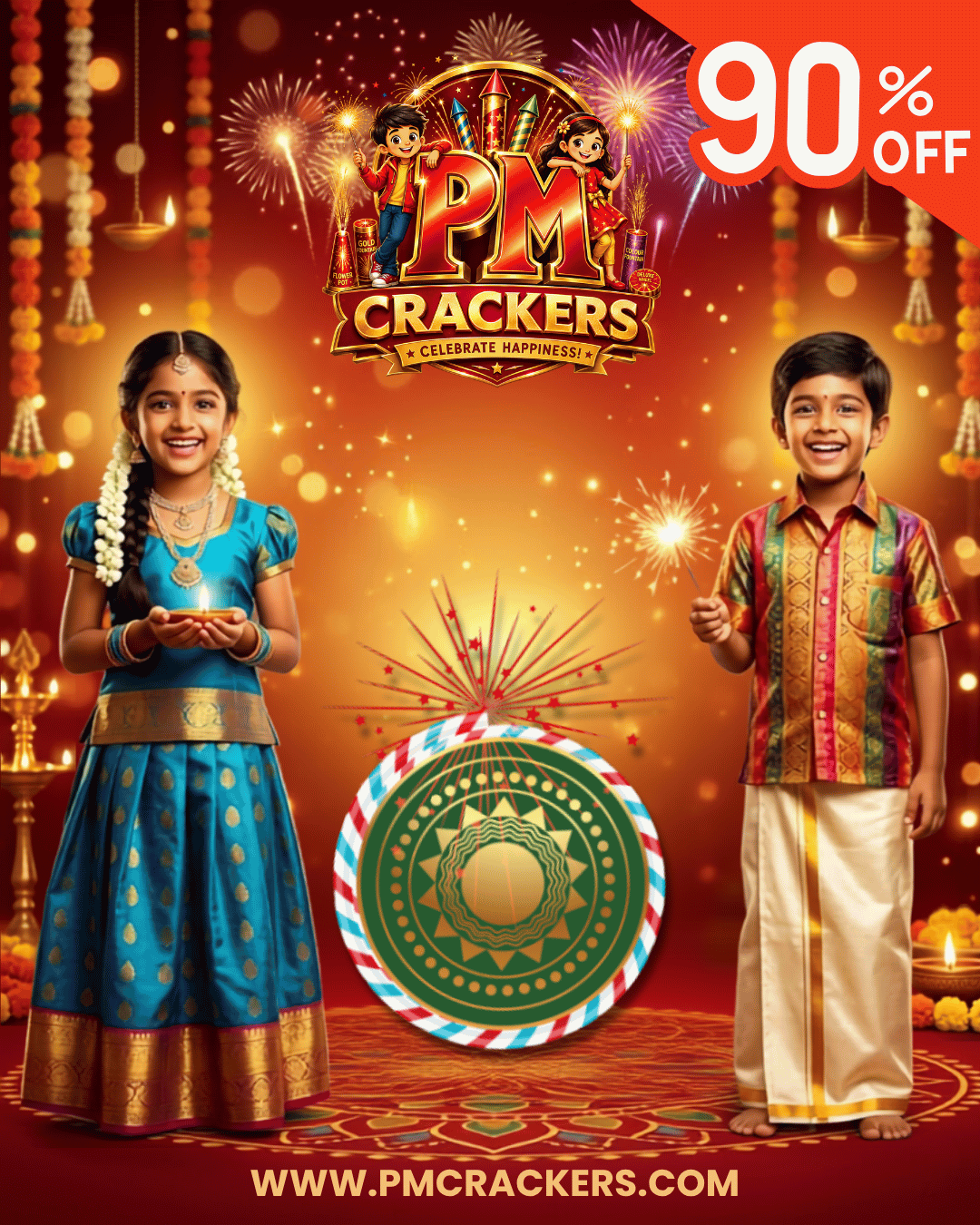 PM Crackers Sivakasi Crackers – Ground Chakkars